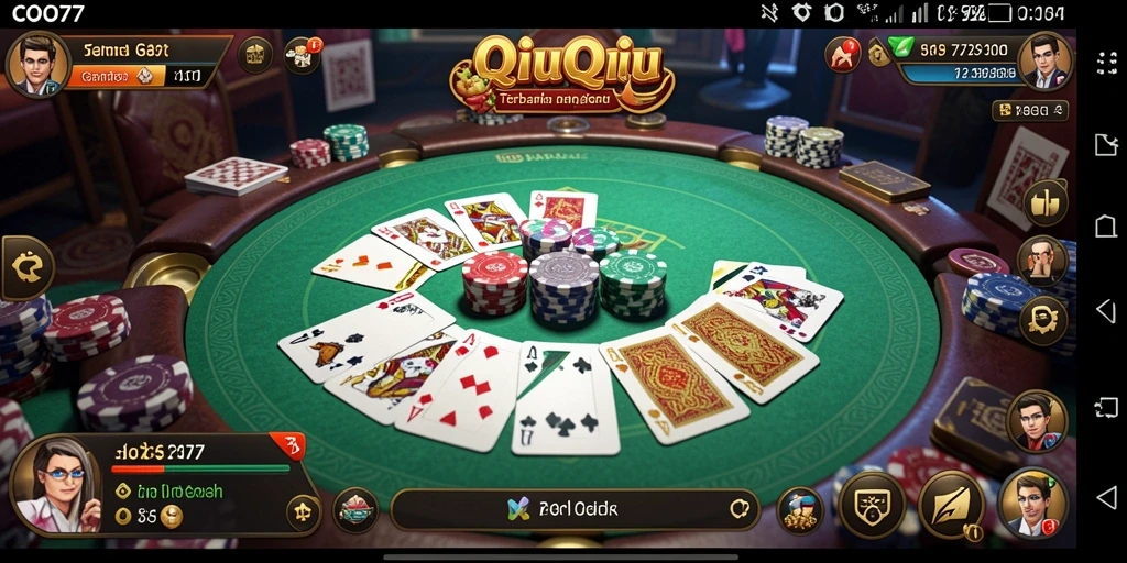 Gambaran gameplay QiuQiu yang seru di COO77.