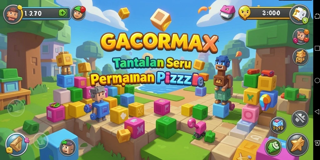 Tampilan gameplay Puzzle yang menantang dan interaktif di GACORMAX.