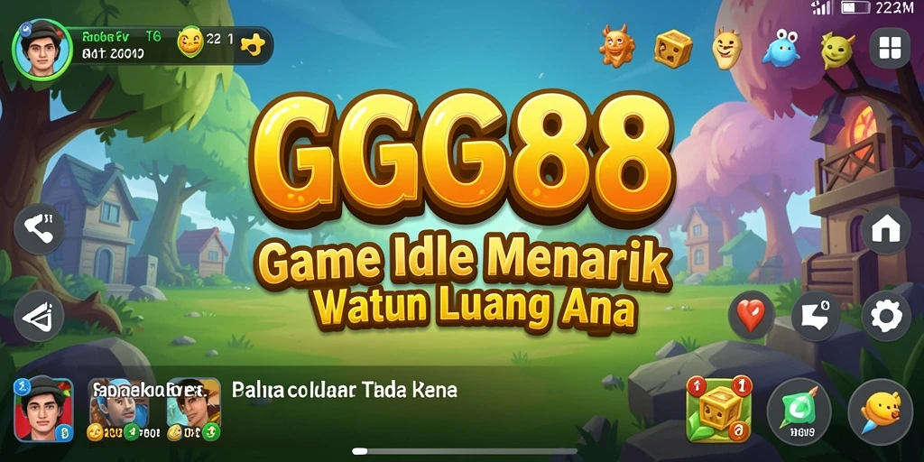 Screenshot game GGG888 menampilkan karakter dan gameplay Idle yang menarik.