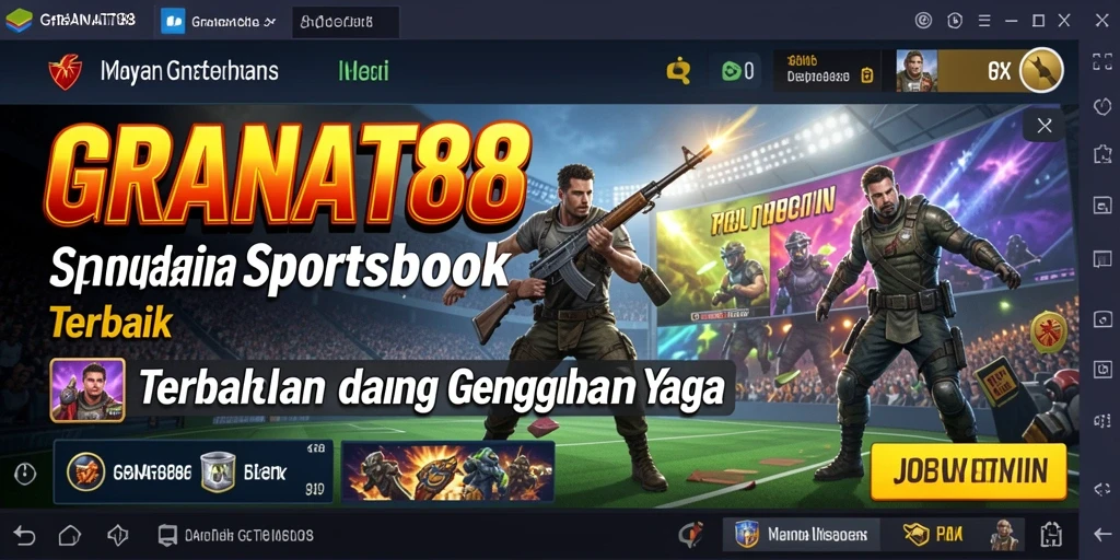 Tampilan permainan Sportsbook yang menarik dan interaktif di GRANAT88.