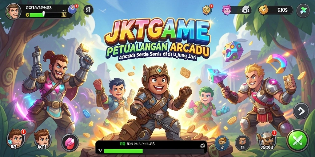 Tampilan gameplay seru di JKTGAME dengan grafis yang menawan.