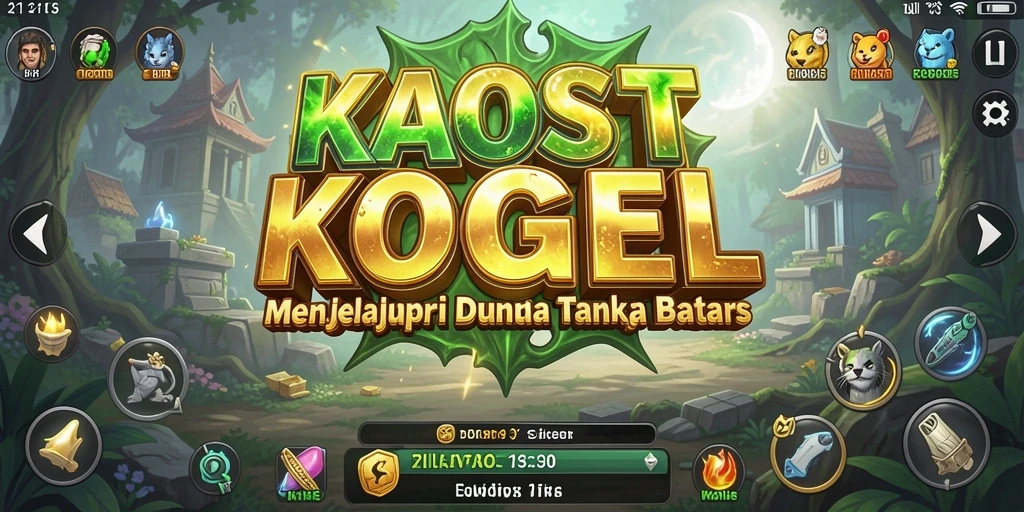 Gameplay KAOSTOGEL dengan eksplorasi dunia yang memukau.