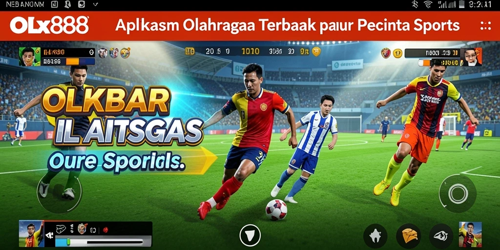 Tampilan gameplay seru dari OLX888 dengan berbagai olahraga.