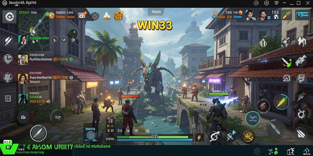 Tampilan antarmuka WIN33 yang modern dan fungsional.