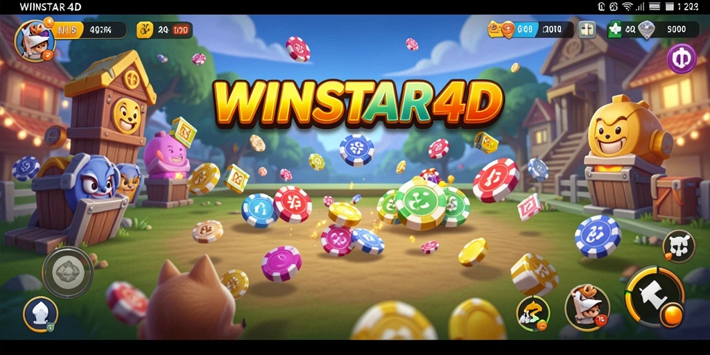 Tampilan gameplay menarik dari WINSTAR4D yang menggugah selera.